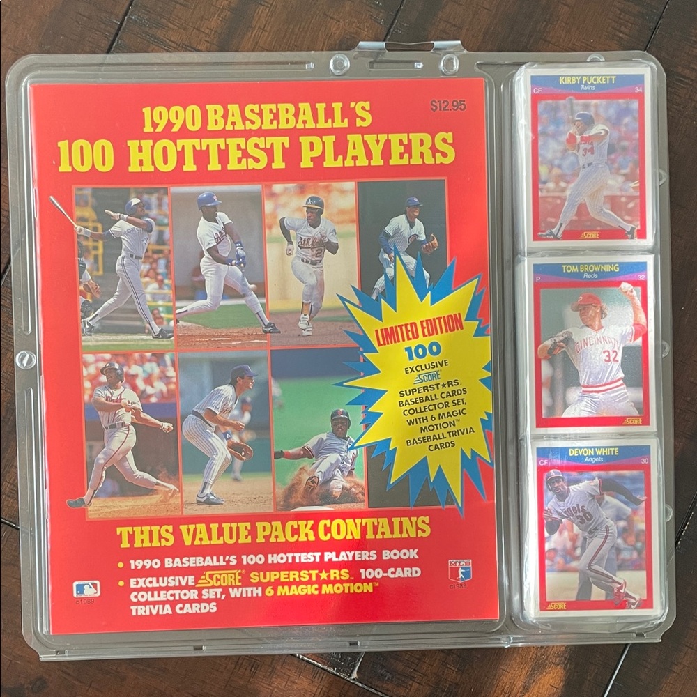 1990 Baseball's 100 Hottest Players Value Pack